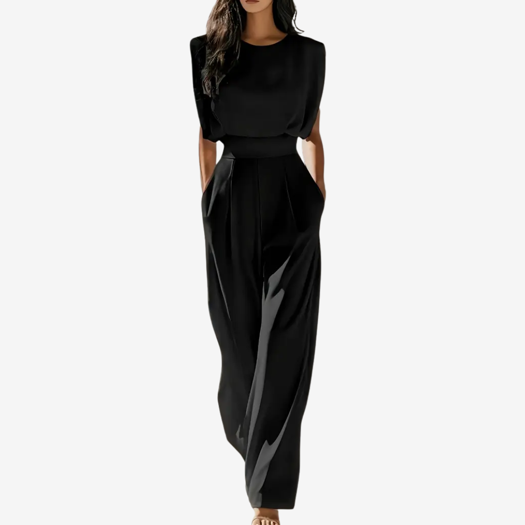 Ariia™ Jumpsuit met Gedefinieerde Taille