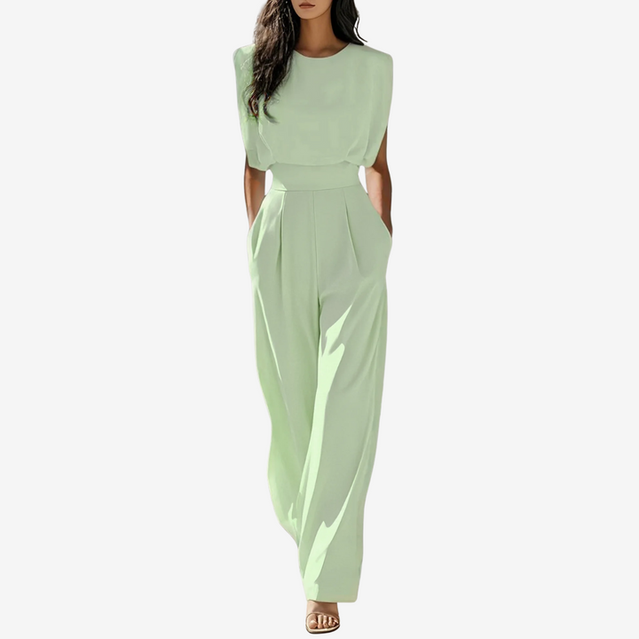 Ariia™ Jumpsuit met Gedefinieerde Taille