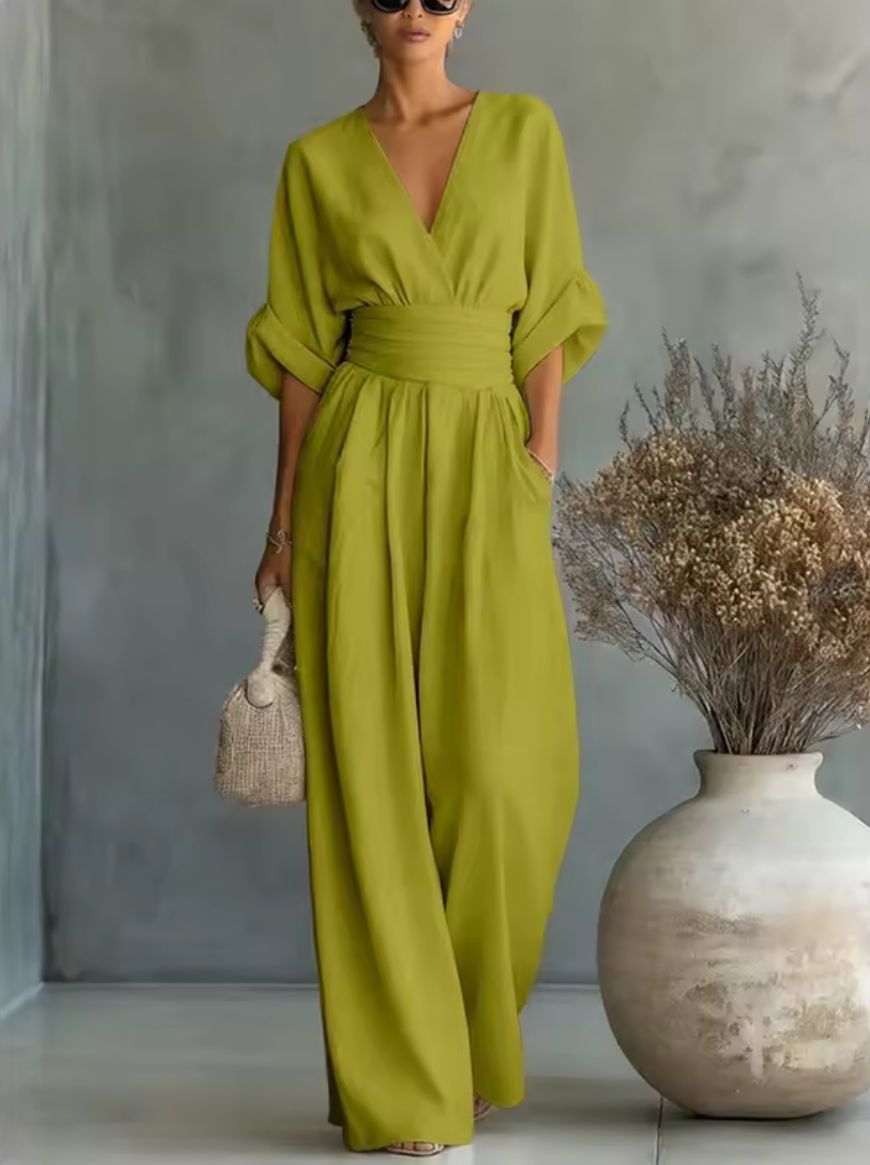 Risel - Jumpsuit om je Comfortabel en Gepolijst te Voelen op Jouw Dag.
