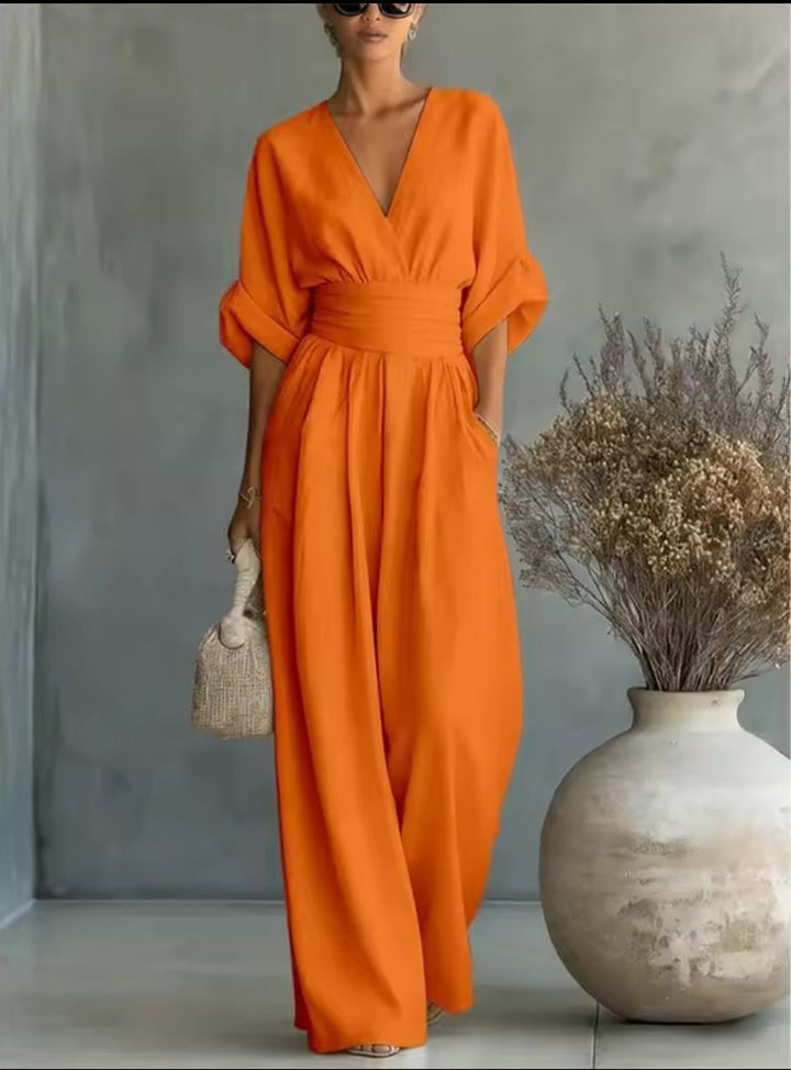 Risel - Jumpsuit om je Comfortabel en Gepolijst te Voelen op Jouw Dag.