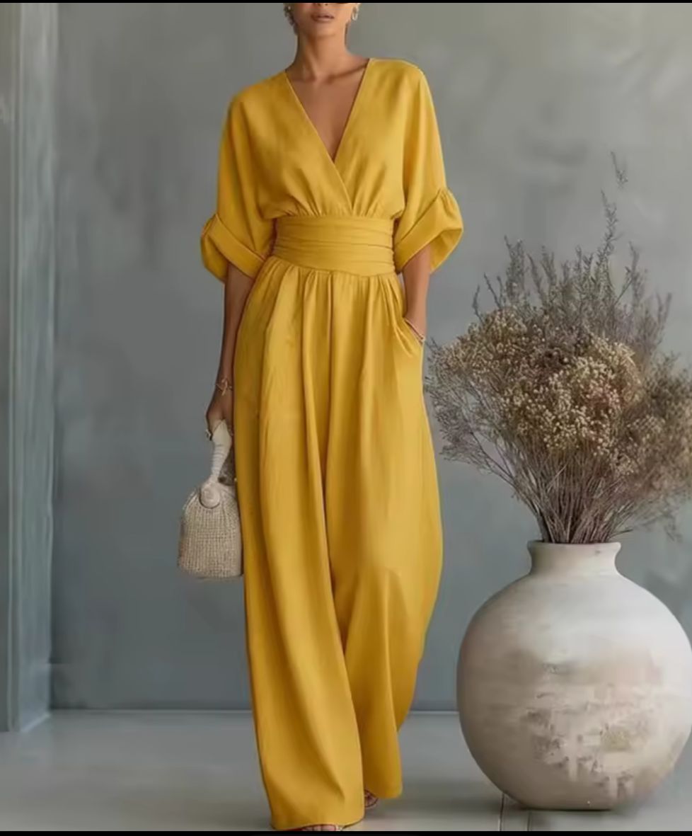 Risel - Jumpsuit om je Comfortabel en Gepolijst te Voelen op Jouw Dag.