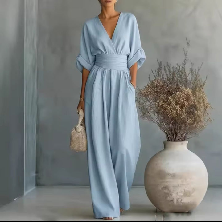 Risel - Jumpsuit om je Comfortabel en Gepolijst te Voelen op Jouw Dag.