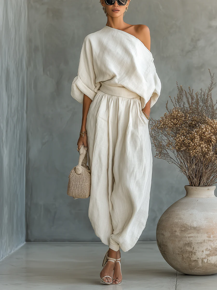 Ariadna™ | Twee-delig Set met Off-the-Shoulder Ontwerp