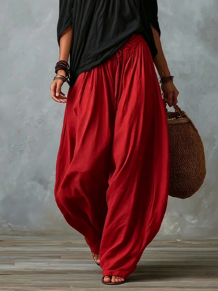 Sofia Off-Shoulder Top &amp; Lantern Trousers Set