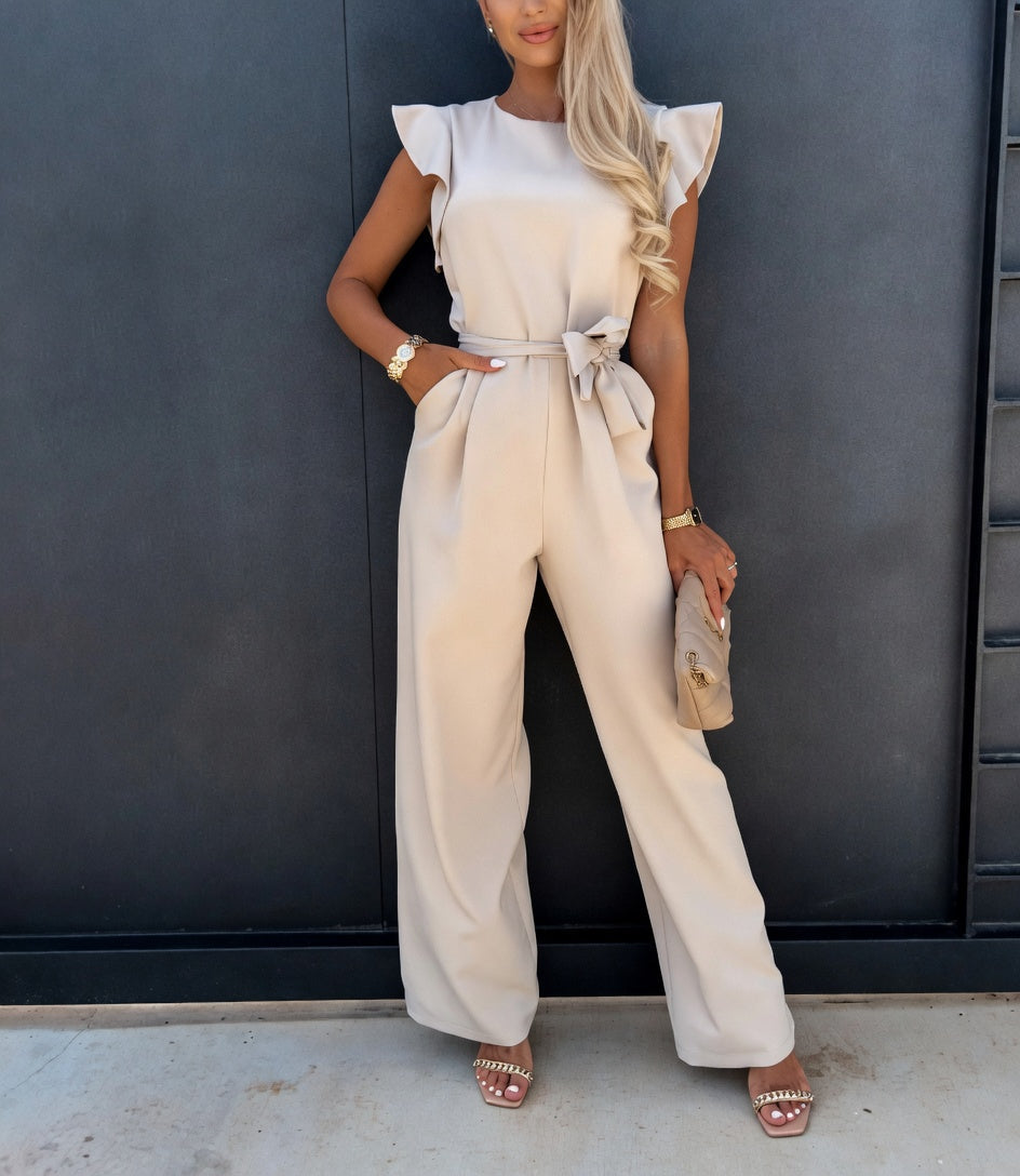Nuria Jumpsuit met Verstelbare Taille
