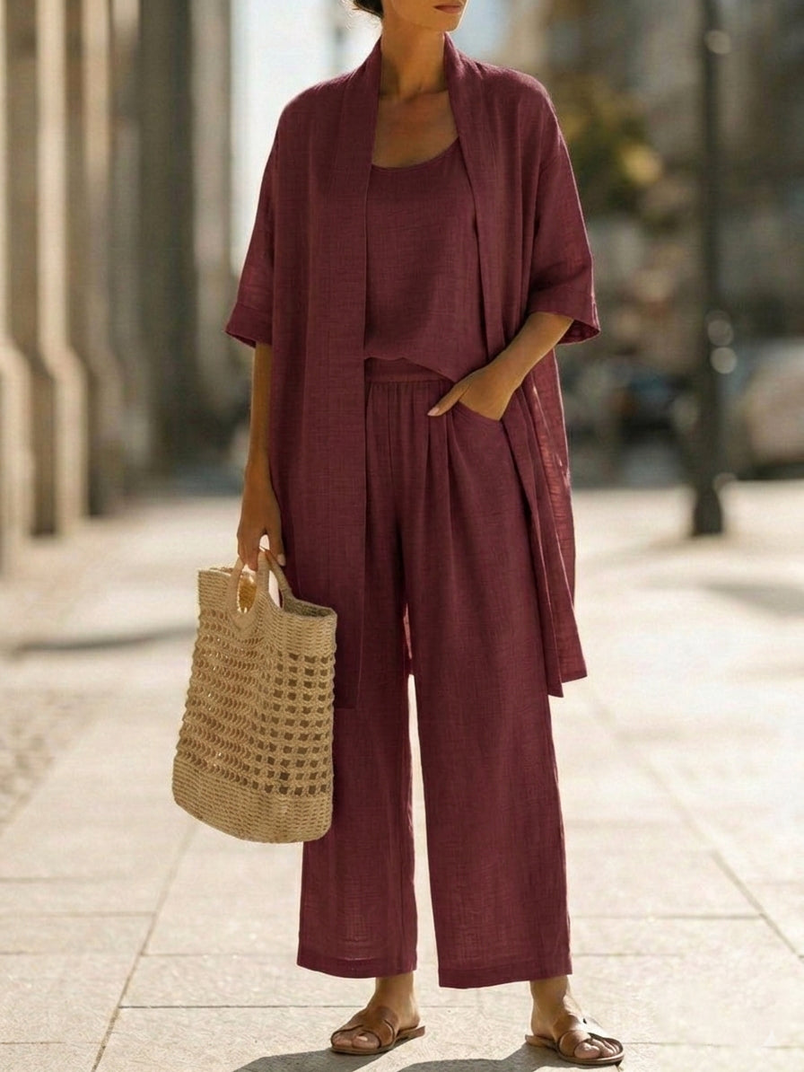 Isa | Moeiteloos Elegante Drie-Delige Set