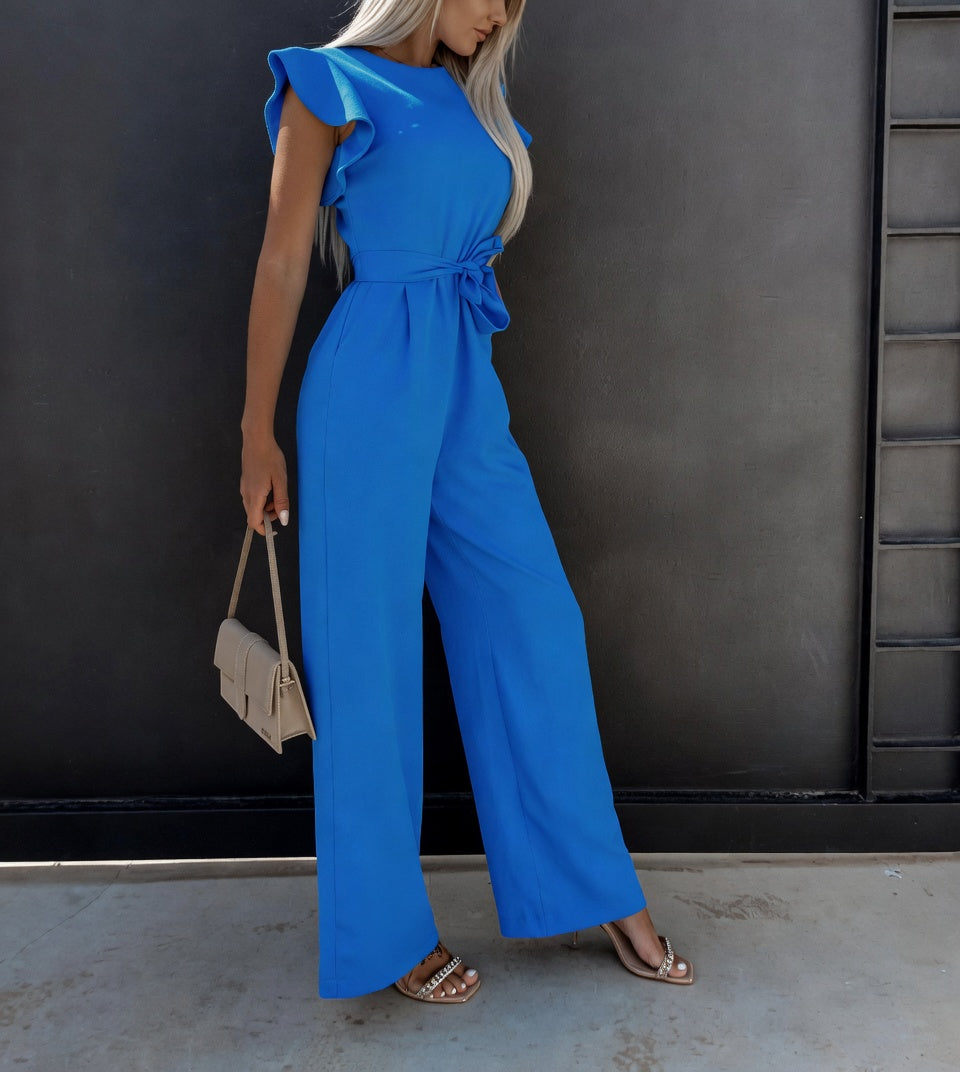 Nuria Jumpsuit met Verstelbare Taille
